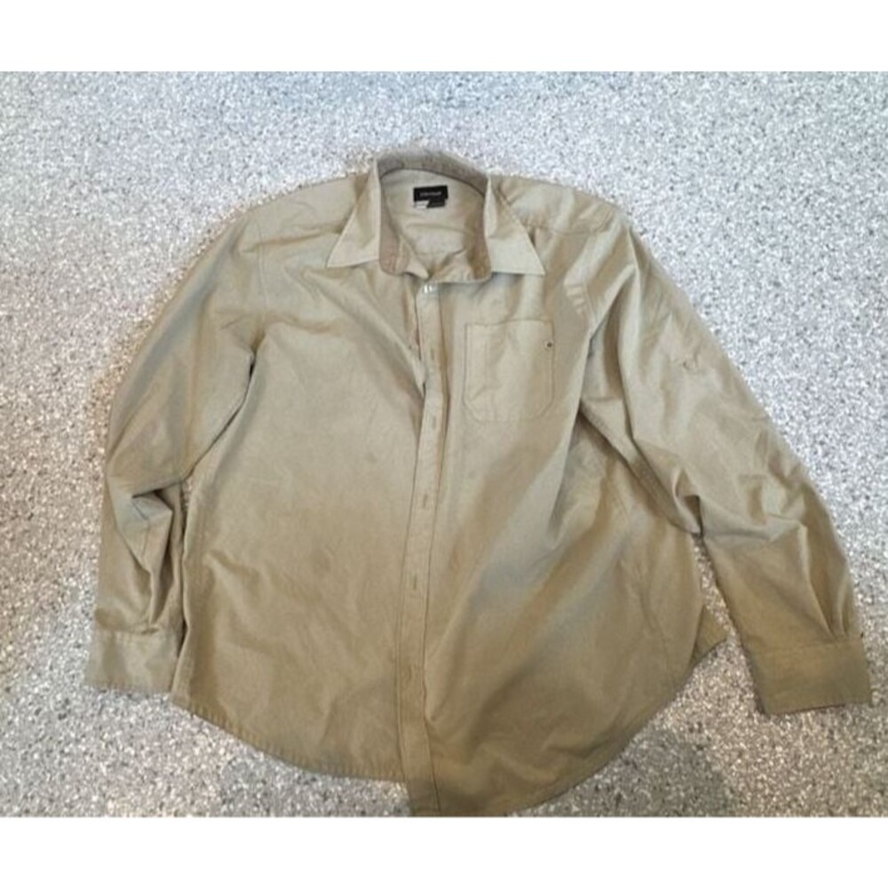 Marmot Long Sleeve Button Down Shirt Size XXL Tan